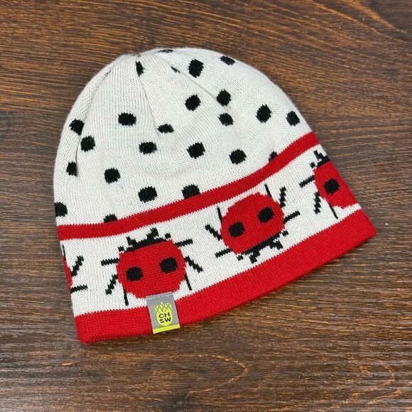Smartwool lady bug hat size newborn - 6 months - Picture 1 of 4